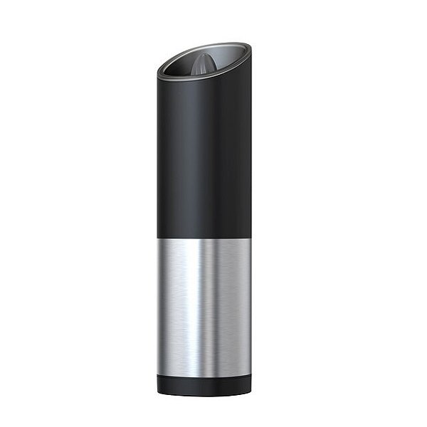Moedor Eletrico De Pimenta Sal Triturador Pilhas Aço Inox [F102]