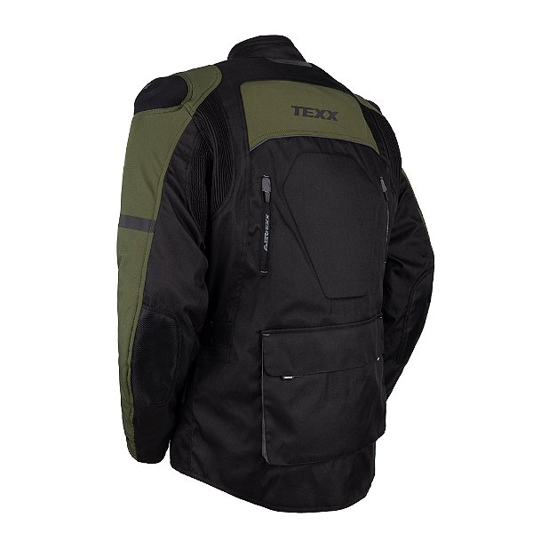 Jaqueta Texx Armor Masc Pret Verd  M [F016]