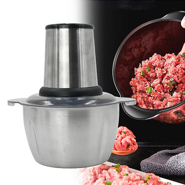 Triturador  De Alimentos - Eletrico Inox Profissional 110v [F102]