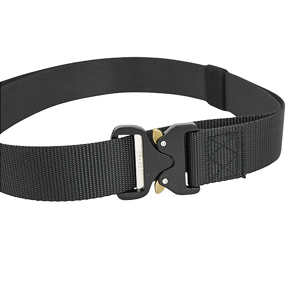 Cinto Tático Com Fivela De Engate Rápido Metal Preto [F102]