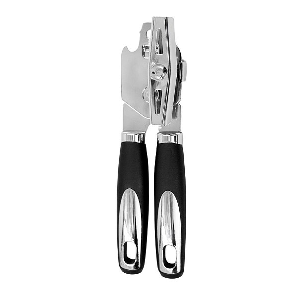 Abridor De Lata Aço Inox Manivela Forte Robusto Cozinha [F102]