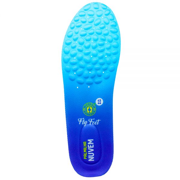 Ac039 - Palmilha Ortopedica Fly Feet Nuvem - 43/44 Ortho Pahuer Lote:ac0392678 [F083]