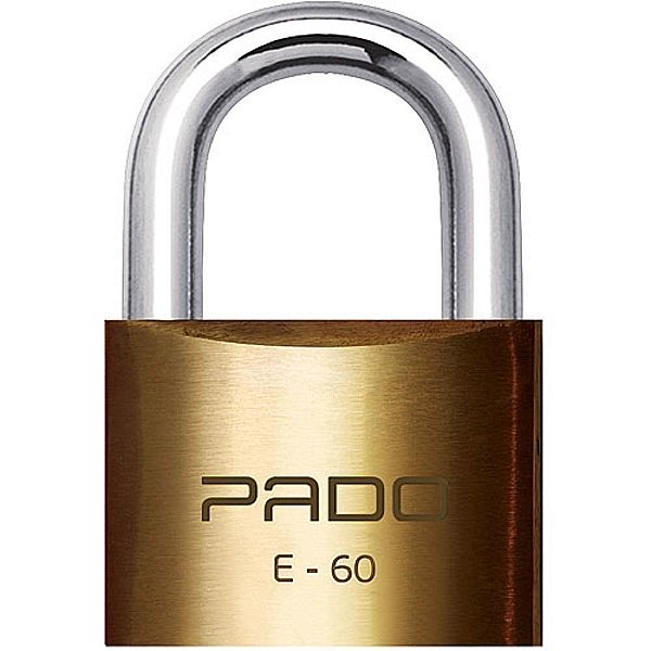 Cadeado Latão Maciço Lt-60mm 2 Chaves Pado Não Enferruja [F118]