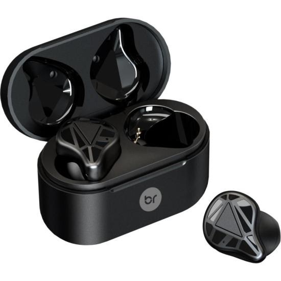 Fone de Ouvido Bright Black Sound II Bluetooth Preto [F002]