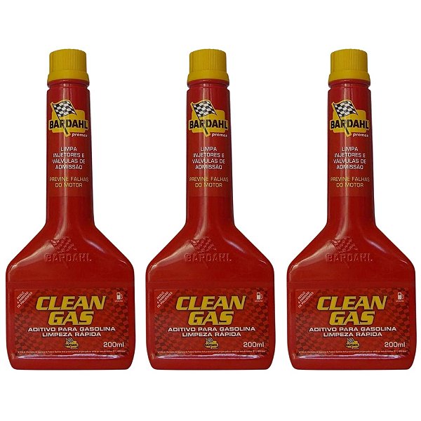 3 Bardahl Clean Gas 200 Ml - UN / 3 [F109]