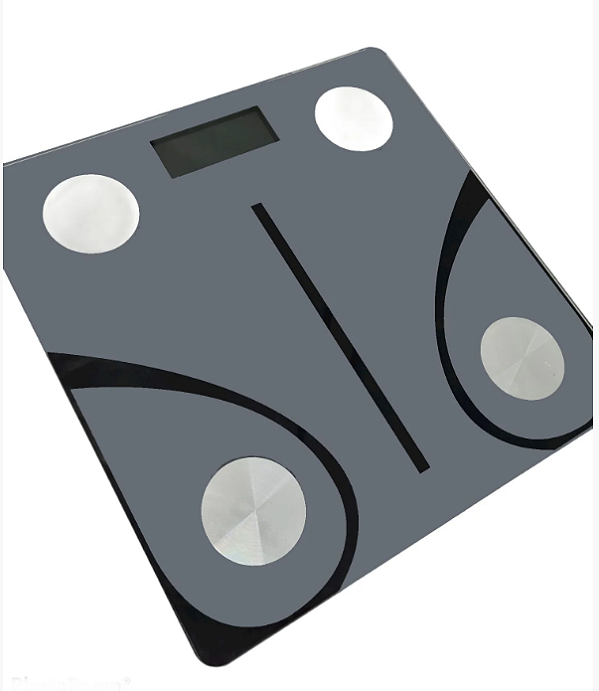 Balança Digital Smart Bluetooth Quadrada De Vidro Ate 180kg [F102]