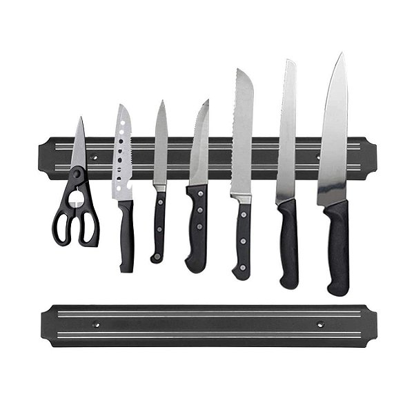 Barra Magnetica Facas Porta Ferramenta 33cm [F102]