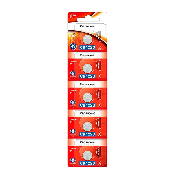 Bateria Cr1220 Cartela Com 05 Unidades Panasonic [F108]