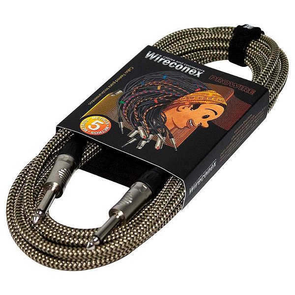 Cabo Instrumentos  P10 Tweed Wci-gg 05 5 Metros Dourado Wireconex [F108]