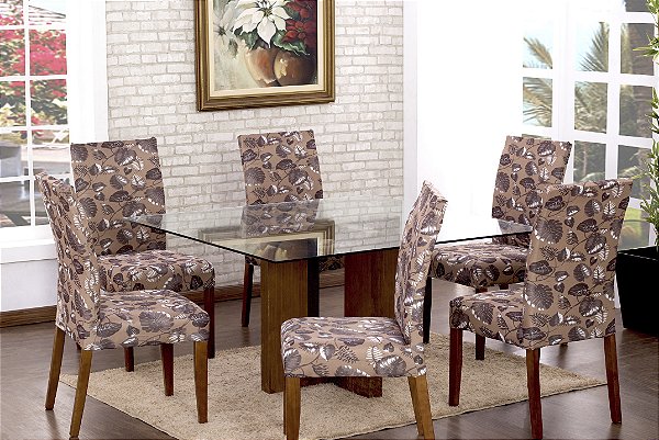 Capa De Cadeira Elástica Eva 06 Lugares [F101]