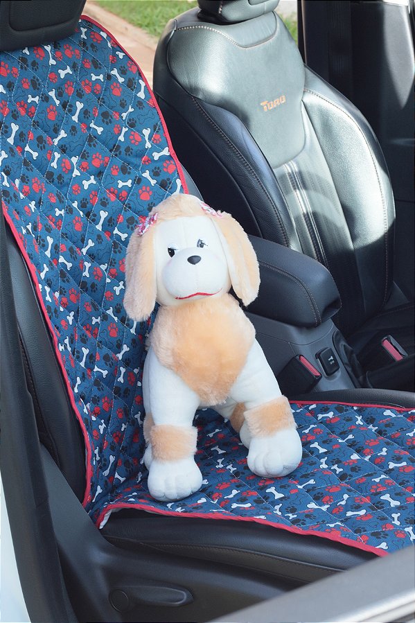 Protetor Pet De Banco De Veiculo Dianteiro Patinhas [F101]