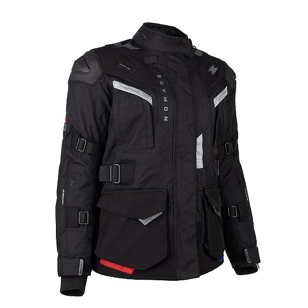 Jaqueta Texx Nomade Ld Fem Pret Azul Verm    S [F016]