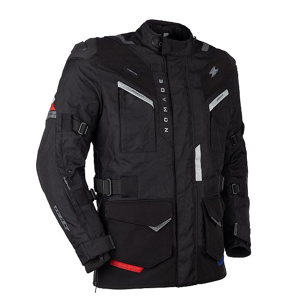 Jaqueta Texx Nomade Masc Pret Azul Verm    S [F016]