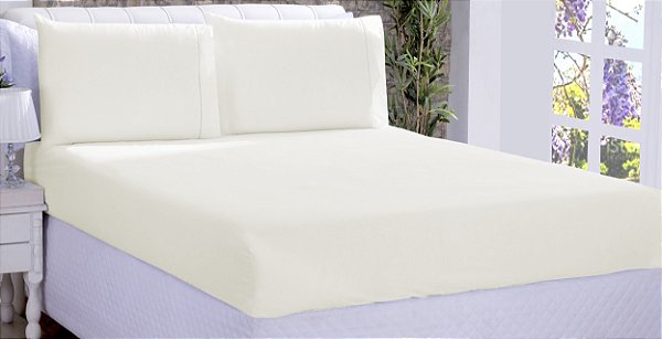 Fronha Para Travesseiro Avulsa Ponto Palito Micropercal Palha [F101]