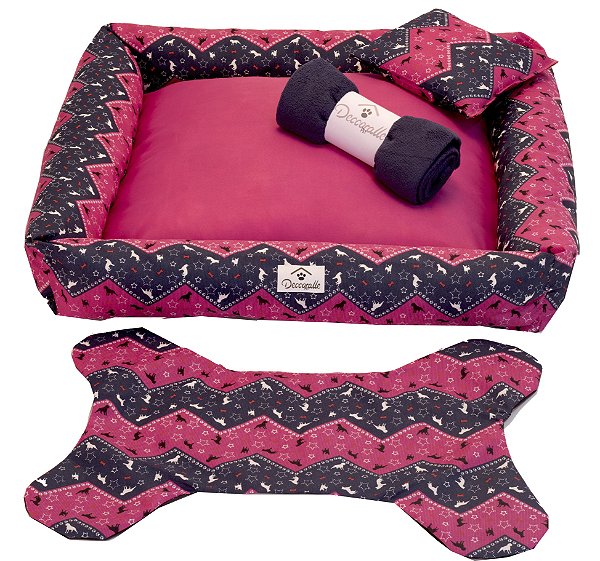 Kit Cama Pet Cachorro Ou Gato My Dog Tam : M 04 Pçs [F101]