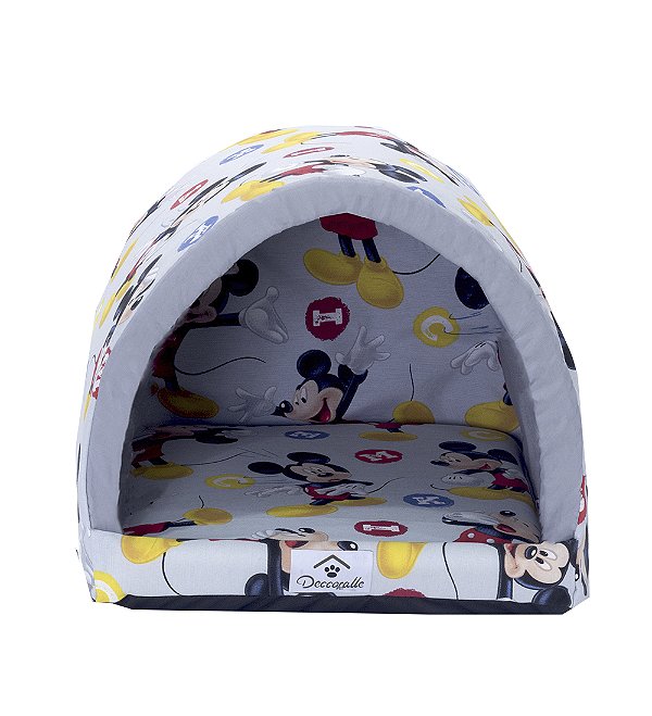 Cama Pet Para Cachorro Ou Gato Iglu Toca Mickey [F101]