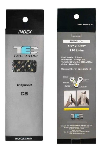 Corrente Fina 116 Elos Idx C8 Tec [F109]