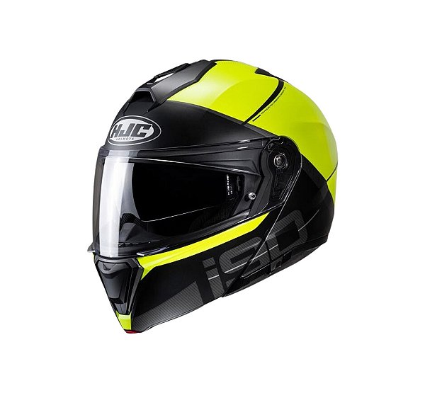 Capacete Hjc I90 May Preto E Verde 61 [F016]