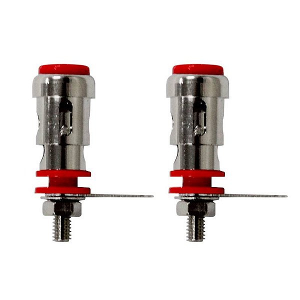 Wc 1159 R Borne Para Alto Falante Vermelho Wireconex 02 Unidades [F108]