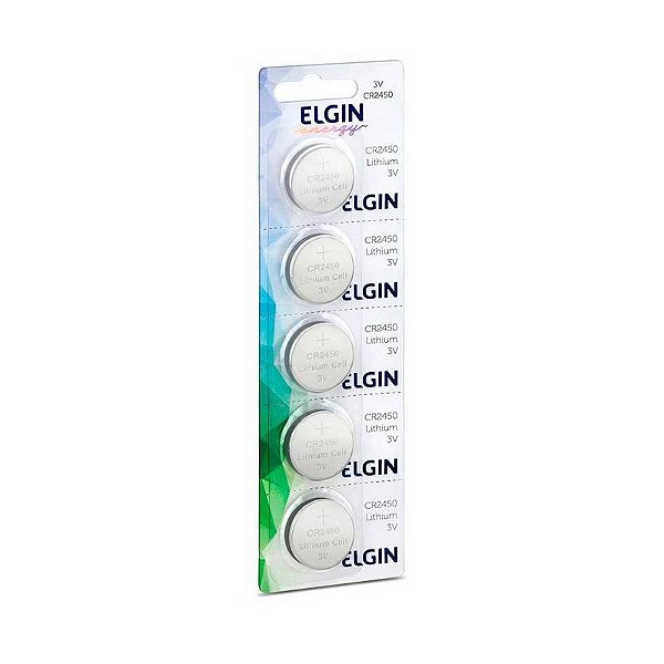 5 Baterias Cr2450 Elgin [F108]