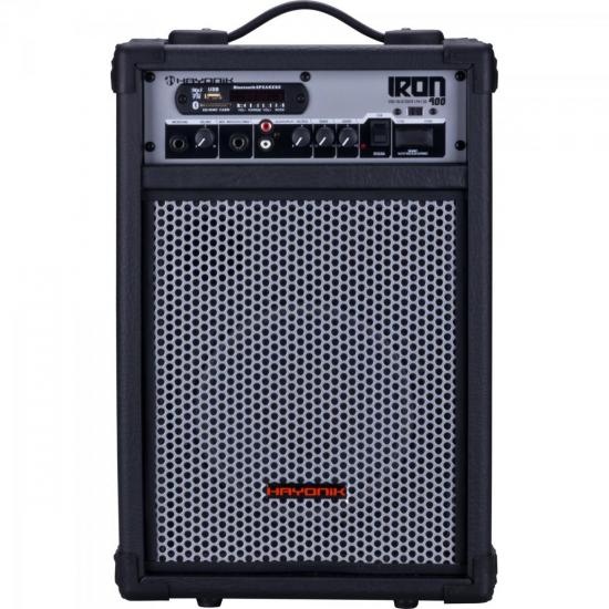 Caixa Multiuso Hayonik Iron 400 60W Bluetooth Preta [F003]