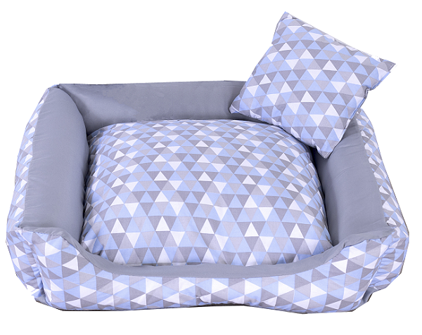 Cama Pet Cachorro Ou Gato Colorê Azul Tam: G [F101]