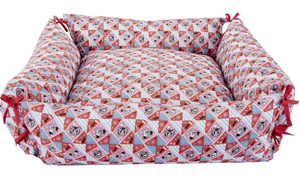 Cama Pet Cachorro Ou Gato Pop Tam: M Vermelha [F101]