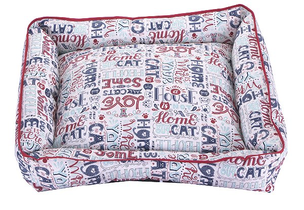 Cama Pet Para Cães E Gatos Home Cat Porte Medio [F101]