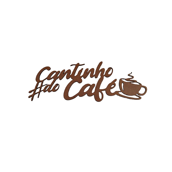Cantinho Do Café 5 Em Mdf 3mm Natural [F031]