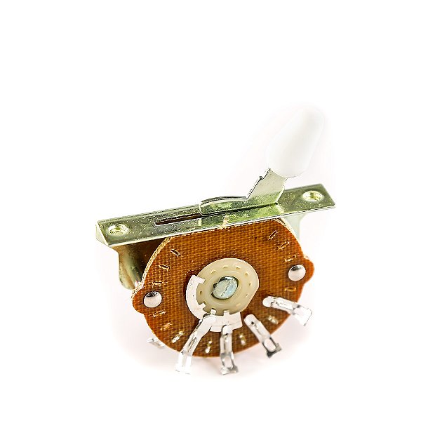 Chave Seletora 5 Posições Knob Branco Spirit UST5-#6-32-WH [F035]