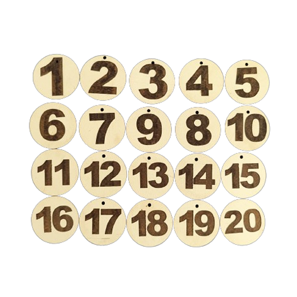 Chaveiro Para Quartos Hotel Armario 1 Ao 20 5cm Branco [F031]