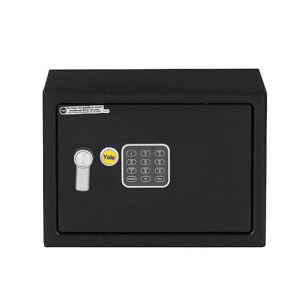 Cofre Digital Eletrônico Safe Compact Value Mini Black Yale [F118]