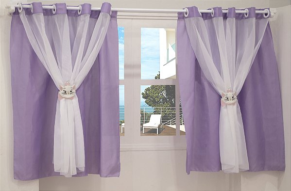 Cortina Para Quarto Cherry 2,00 X 1,70 [F101]