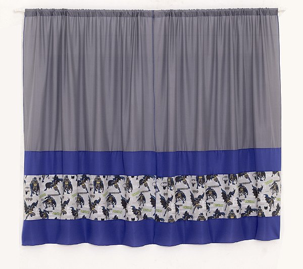 Cortina Para Quarto Infantil Batman 2 Metros [F101]