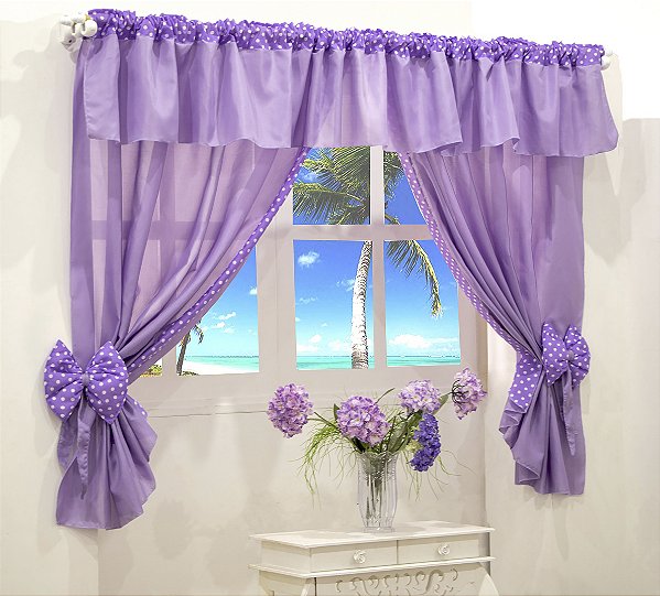 Cortina Para Quarto Sereia 2,00 X 1,70 [F101]