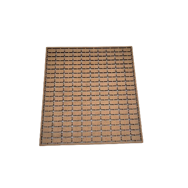 Descanso De Panela Prato Quadrado Mdf Natural [F031]