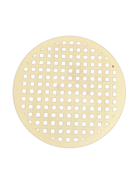 Descanso De Panela Prato Redondo Em Mdf Branco [F031]