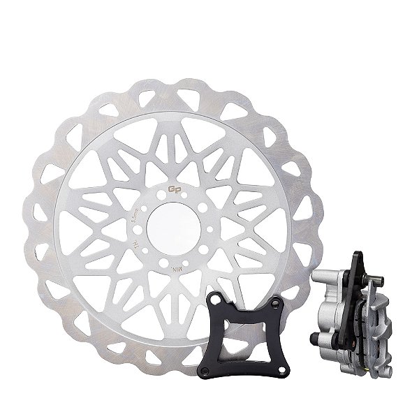 Disco C/ Caliper De Freio Dianteiro Gp7 Cg 150 09/15 320mm P [F016]