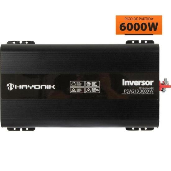 Inversor de Onda Senoidal 3000W 24Vdc/127V PSW213 Hayonik [F003]