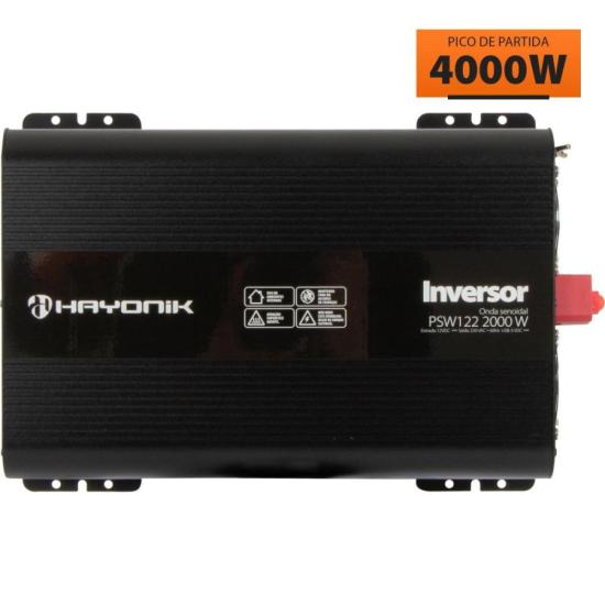 Inversor de Onda Senoidal 2000W 12Vdc/220V PSW122 Hayonik [F003]