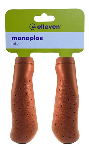 Manopla Ergonômica Elleven Emborrachada - Marrom Retrô Bike [F109]