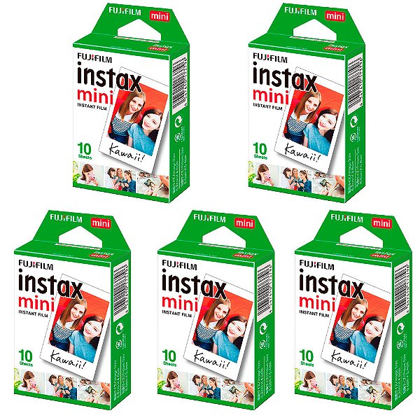 Filme Instax Mini Com 50 Fotos - Fujifilm [F118]