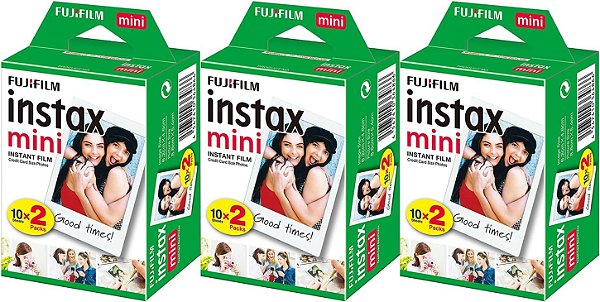 Filme Instax Mini Com 60 Fotos - Fujifilm [F118]
