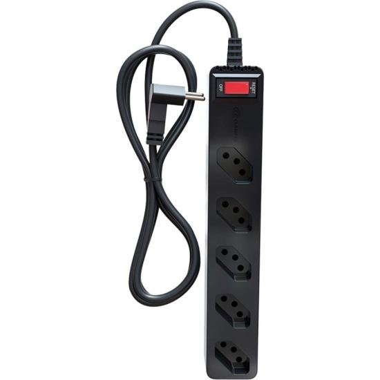 Filtro de Linha Com Proteção DPS 3P Energia 5 Clamper Preto [F002]