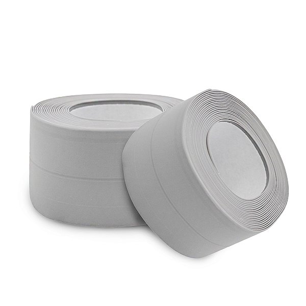 Fita De Vedação Para Porta 3 Metros X 3,5cm - Cinza [F102]