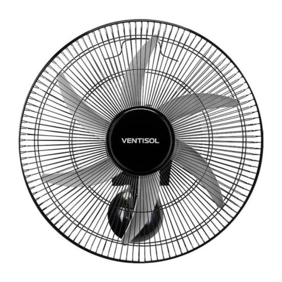 Ventilador de Parede Ventisol Turbo 6 Steel 50cm [F002]