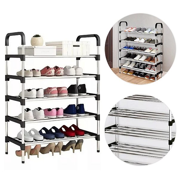 Sapateira Organizador Rack Porta 14 Sapatos Sandália Tênis [F102]