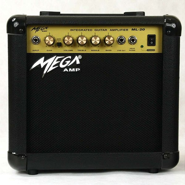 Amplificador Para Guitarra 20w Ml 20 Mega [F097]