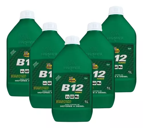 Kit 5 Bardahl B-12 Turbo 1 L - UN / 5 [F109]