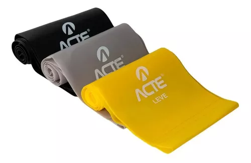 Latex Band  Kit Com 3 Faixas Amarelo [F109]